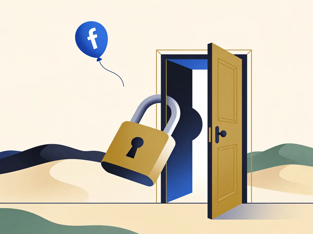 Facebook Portfolio Restoration illustration